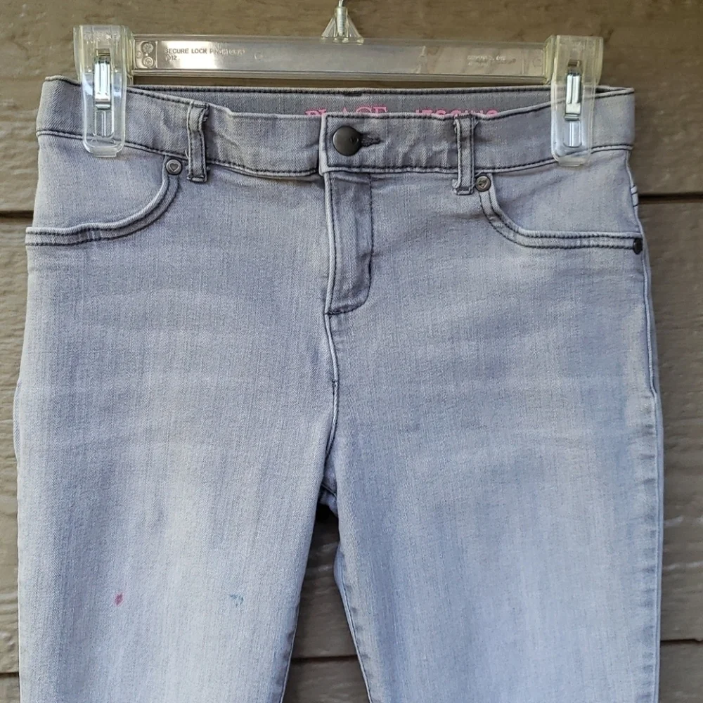 Children's place gray splatter jegging girls 14